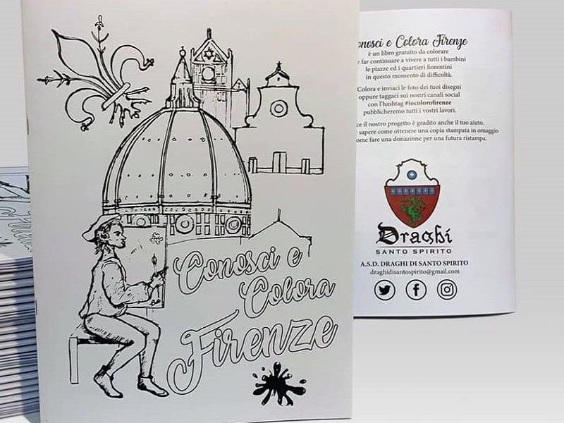 Conosci E Colora Firenze Un Libro Per Bambini Dai Draghi Di Santo Spirito