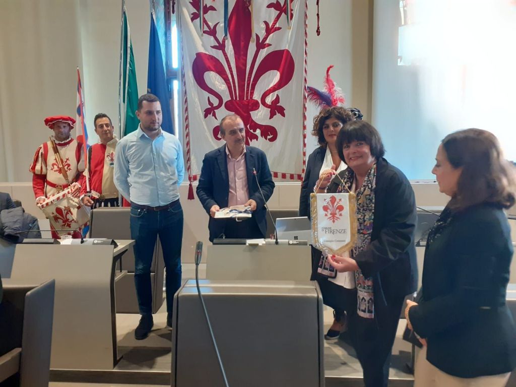 Firenze, la delegazione di Kassel al consiglio comunale