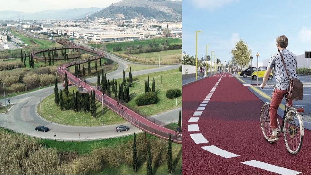 12 km con bicicletta
