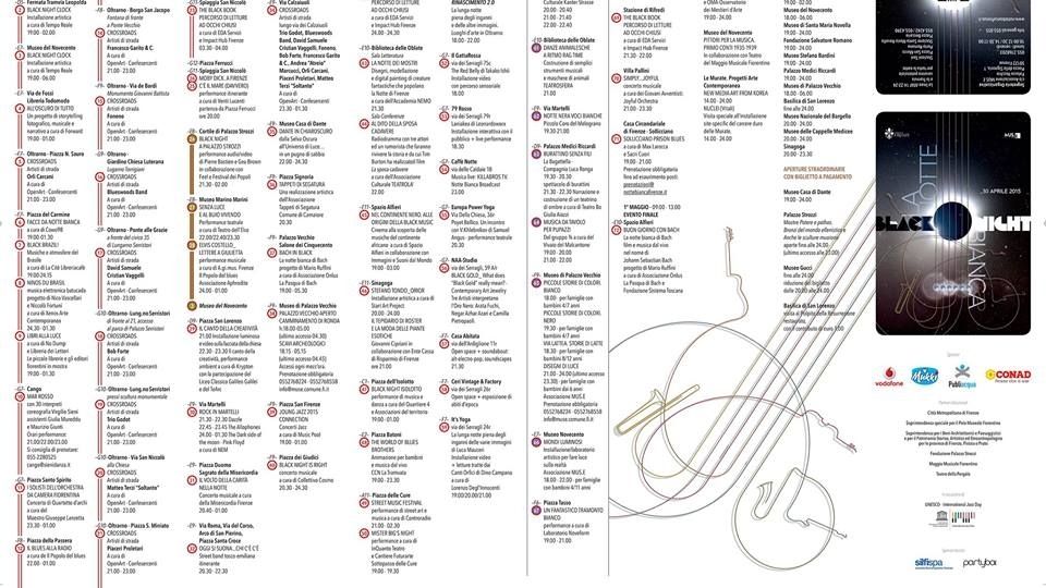 programma notte bianca 2015