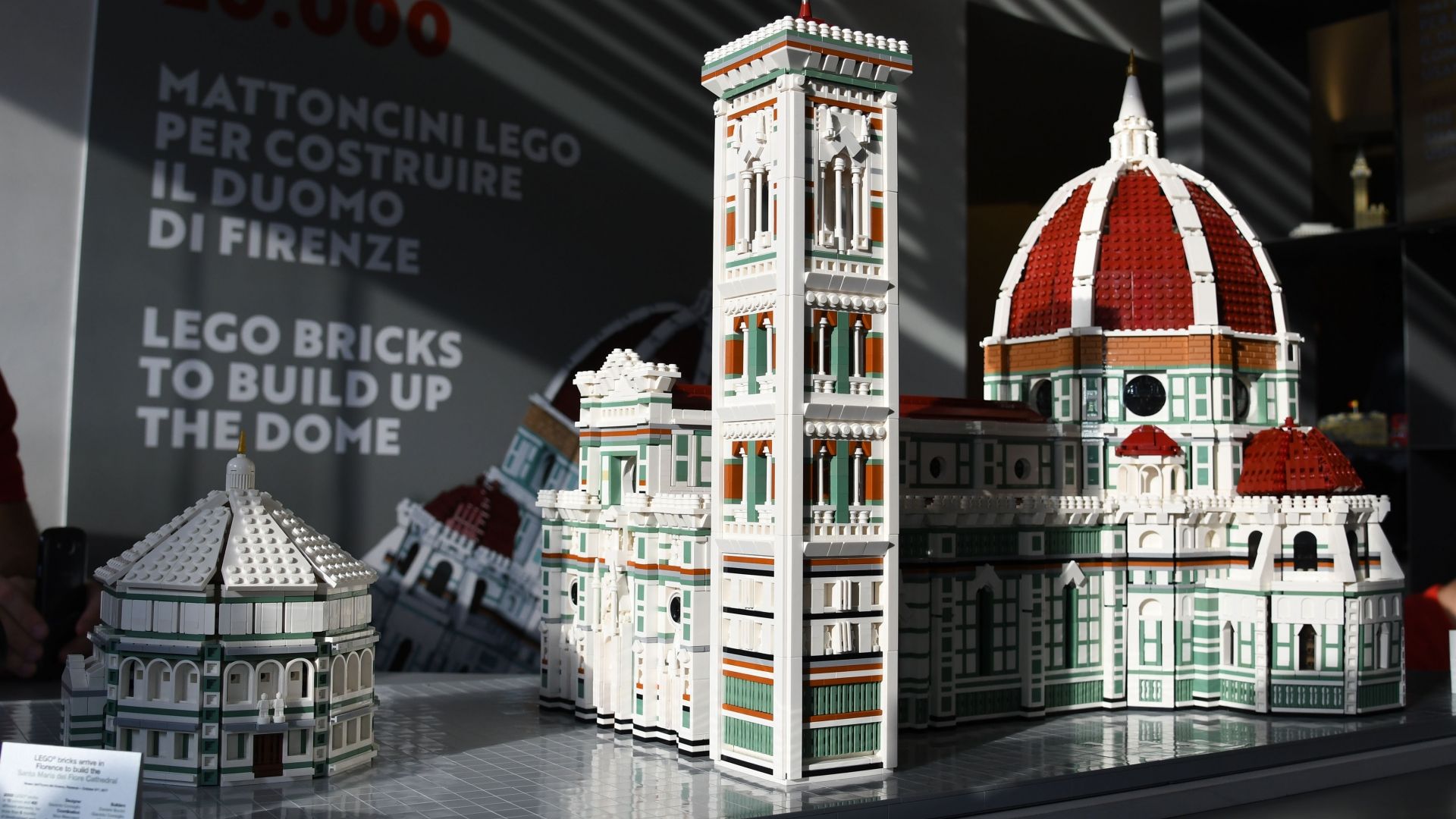 Firenze, ultimi giorni il modellino in Lego della Cattedrale Museo dell'Opera del