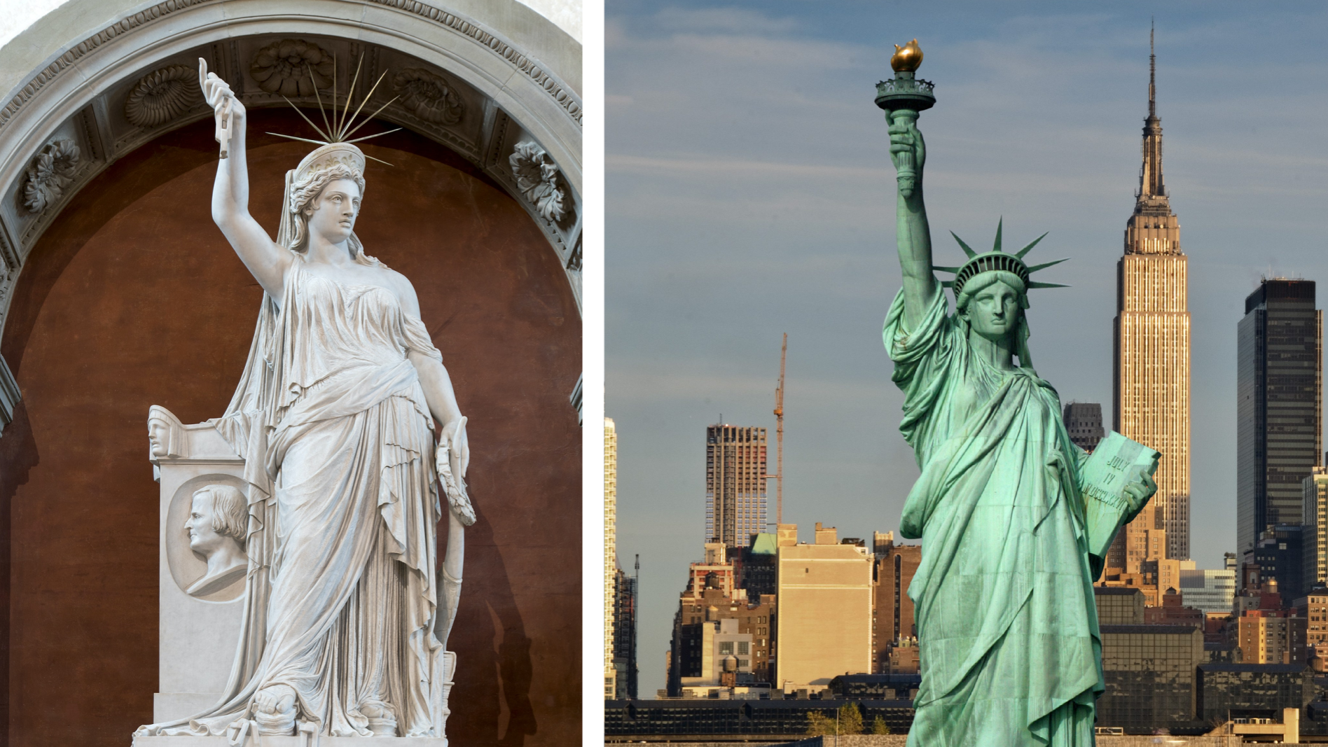 Le 'origini fiorentine' della Statua della Libertà: ispirata ad una  scultura di Santa Croce