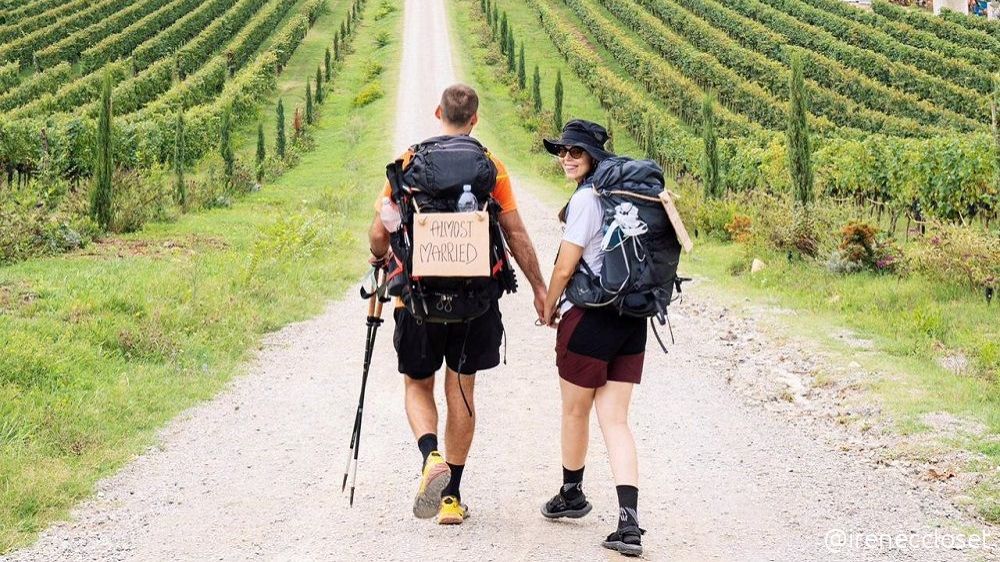 Zaino via francigena outlet