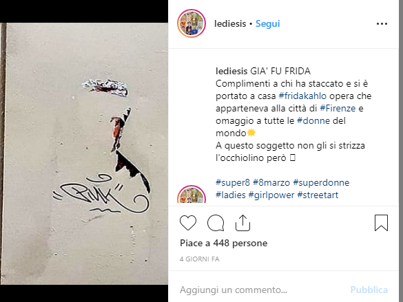 Firenze Trafugata La Frida Khalo Superwoman Di Lediesis
