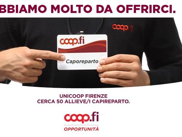 Lavoro Unicoop Firenze Cerca 50 Allievi Caporeparto
