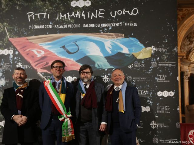 Firenze Si Apre Pitti Immagine Uomo Inaugurazione A Palazzo Vecchio