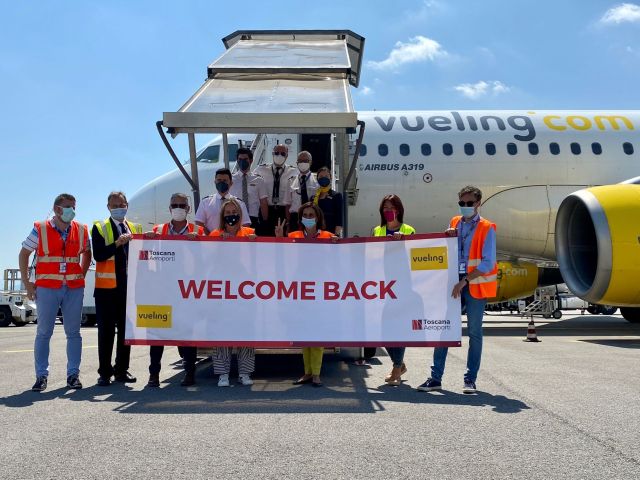 Firenze, Vueling riattiva i
